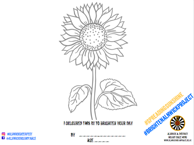 Sunflower template download