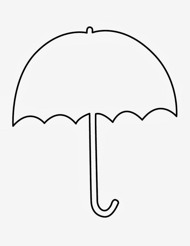 Umbrella clip art to match yellow umbrella if you havent read this childrens books youre missing out boâ umbrella template umbrella coloring page umbrella