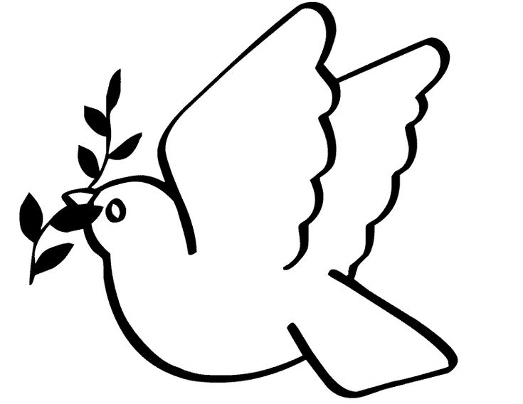 Dove coloring pages