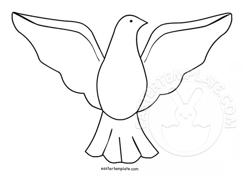 Dove holy spirit template