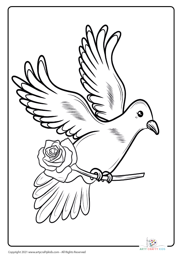 Bird coloring pages