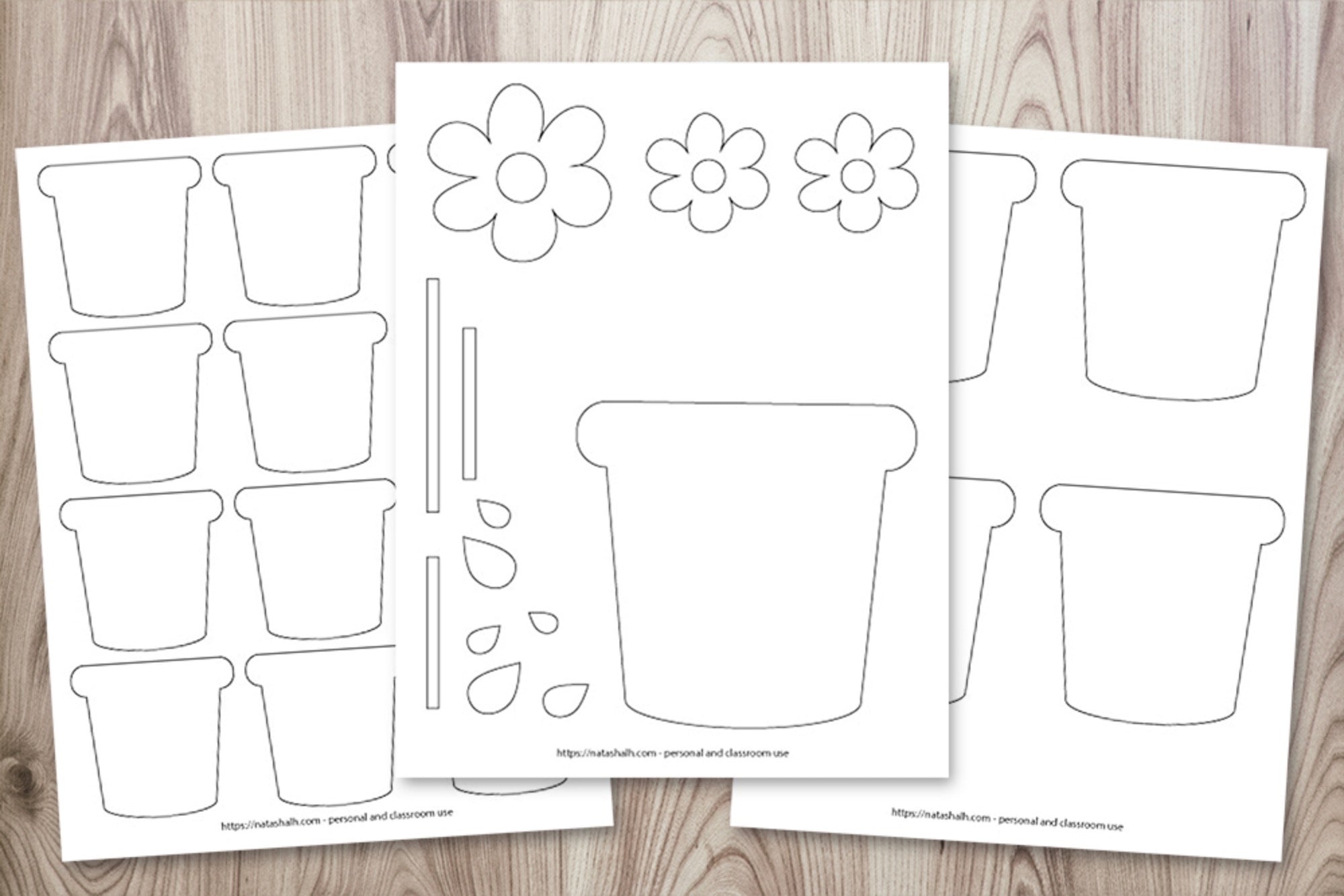 Flower pot templates â the artisan life