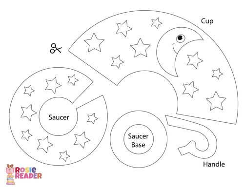 Paper teacup template