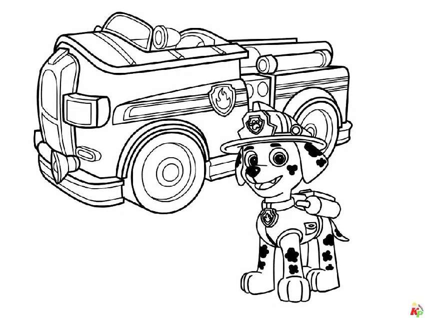 Fun paw patrol coloring pages for kids