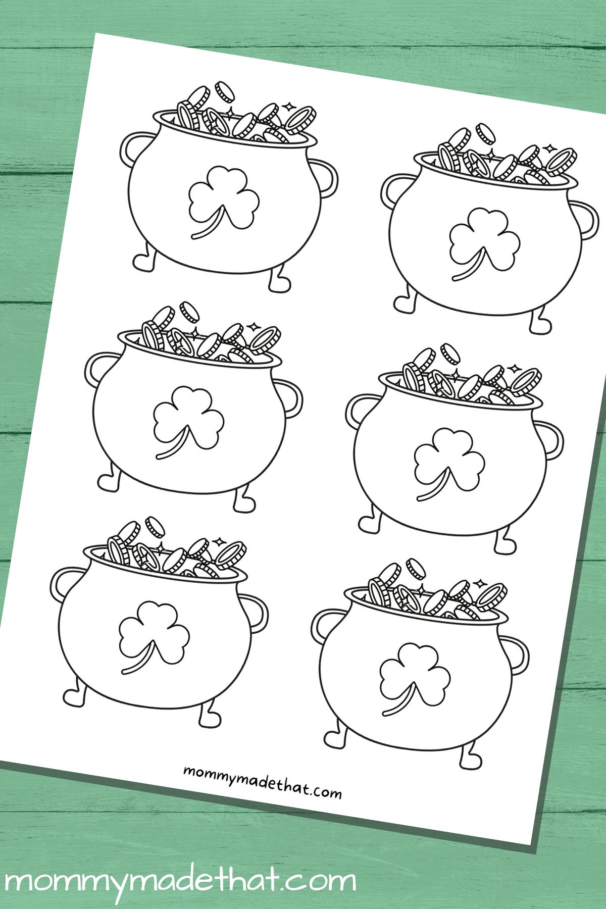 Printable pot of gold templates lots of free outlines