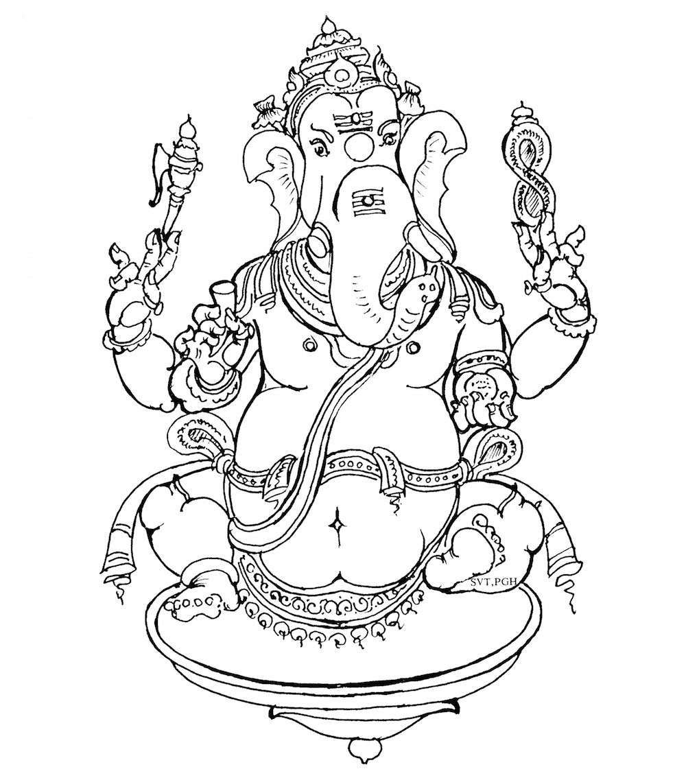 Venkateshwara temple coloring pages â arun shanbhag