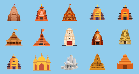 Ð hindu temple emoji