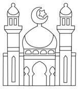 Hindu temple emoji coloring page free printable coloring pages