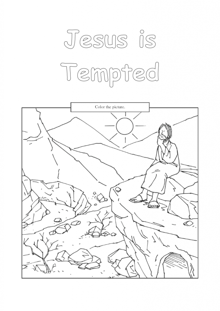 Lesson jesus three temptations â childrens ministry