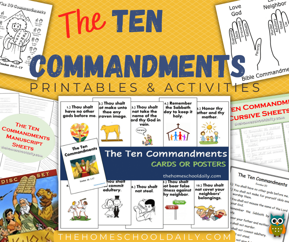 The ten mandments for kids