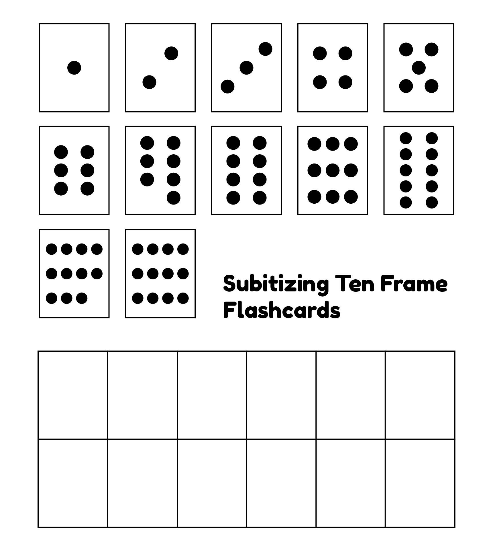 Best frame flash cards printable pdf for free at printablee printable cards dot cards flashcards