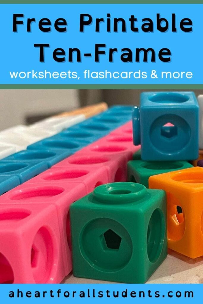 Free printable ten frame cards templates activities