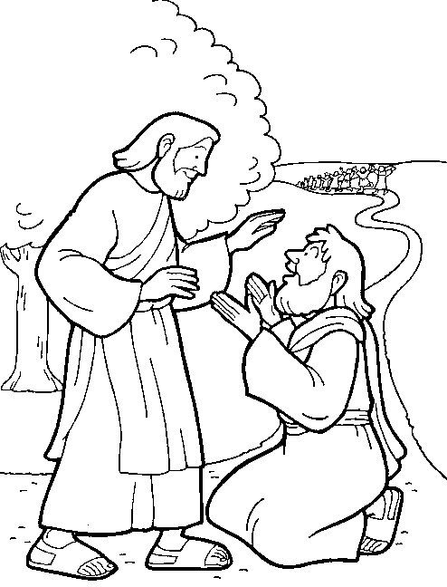 Pin by linda thomas on sunday school bible coloring pages sunday school coloring pages jesus heals