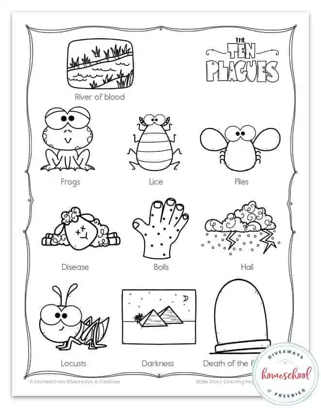 Free bible coloring pages from the old and new testaments