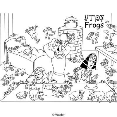 Ten plagues frogs walder education