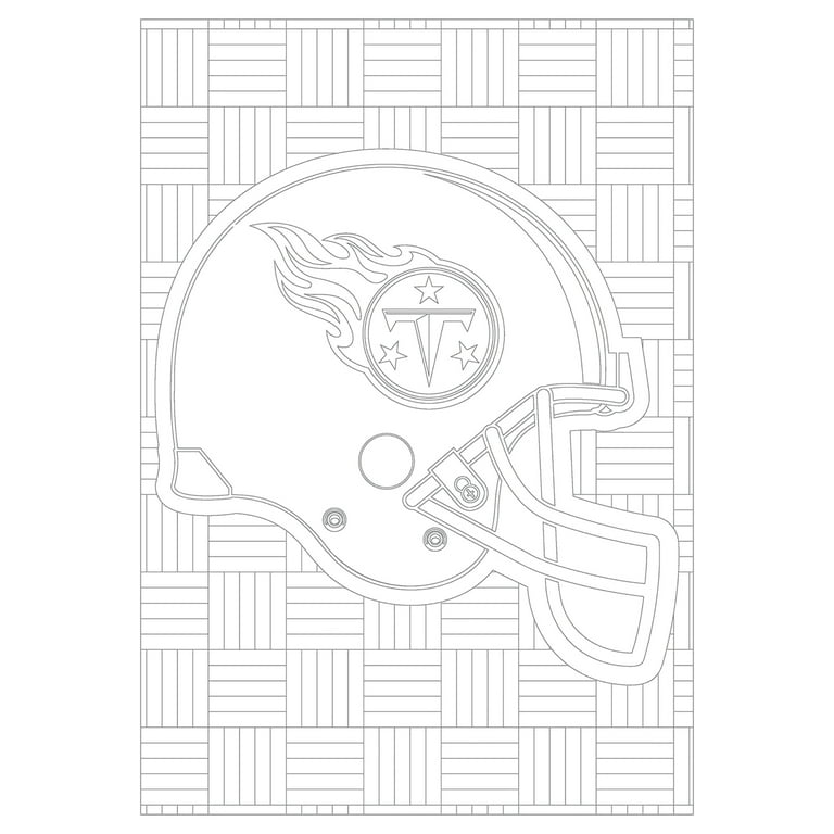 In the sports zone nfl adult coloring book tennessee titans