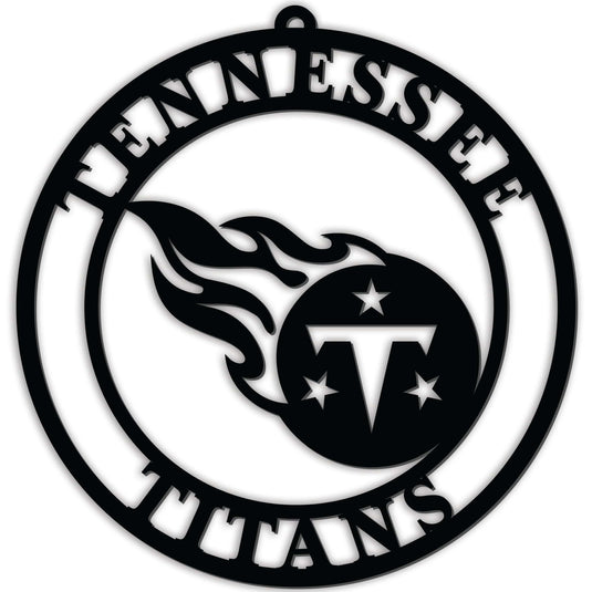 Tennessee titans silhouette logo cutout circle â fan creations ga