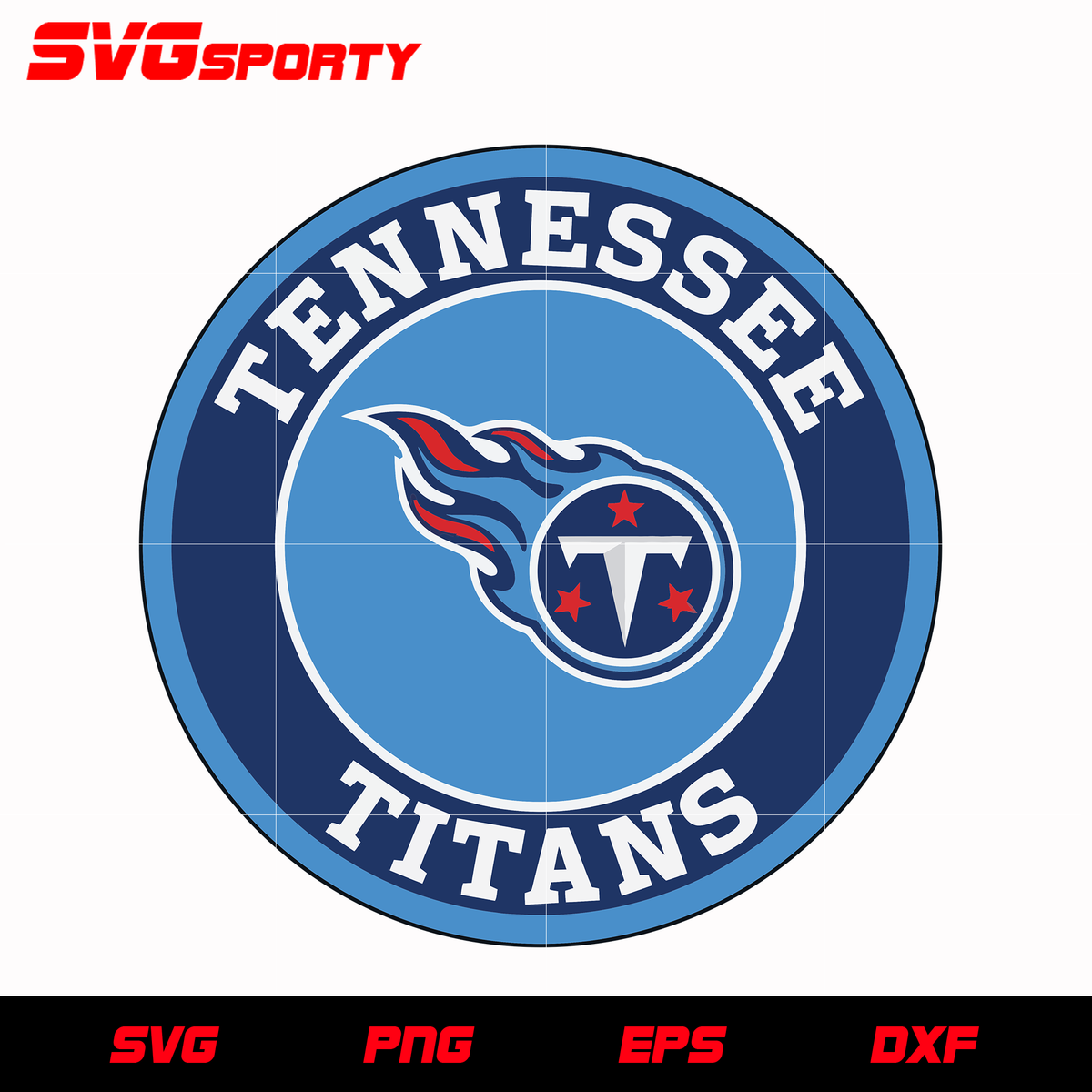 Tennessee titans circle logo svg nfl svg eps dxf png digital file â svg sporty
