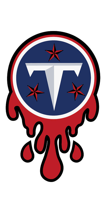 Tennessee titans logo digital art by rosa english