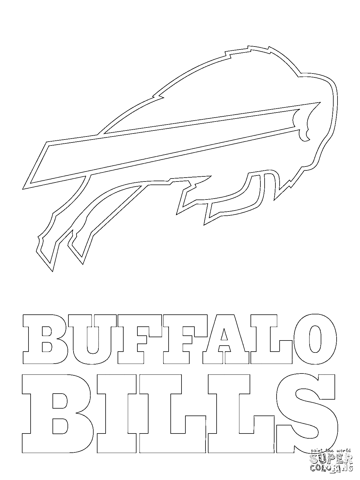 Tennessee titans logo coloring page