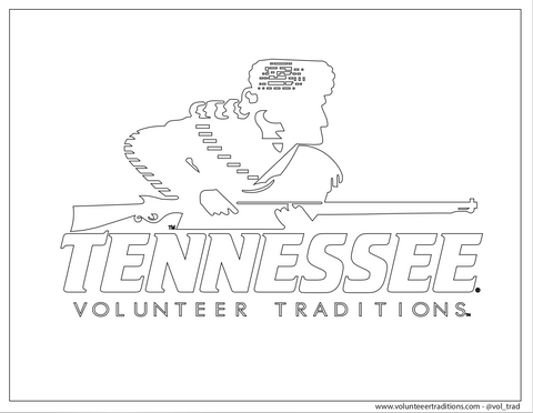 University of tennessee coloring pages