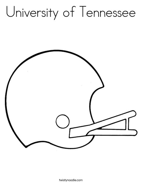 University of tennessee coloring page