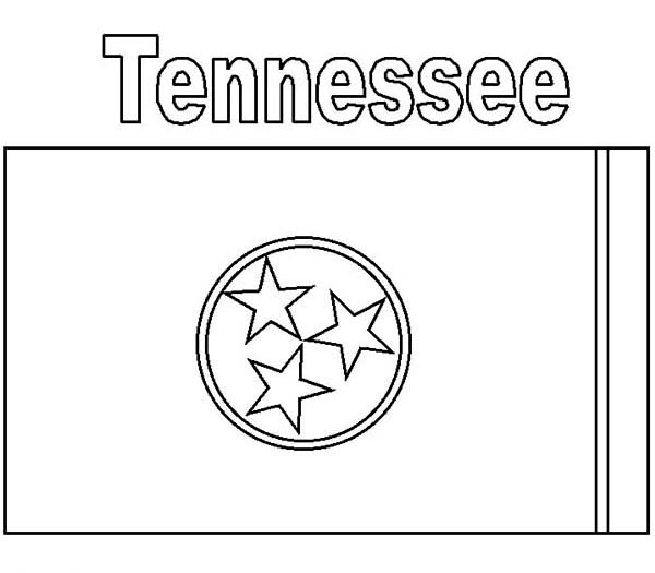 Tennessee state flag coloring page color luna flag coloring pages tennessee state flag coloring pages