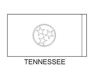 Tennessee coloring sheets tpt