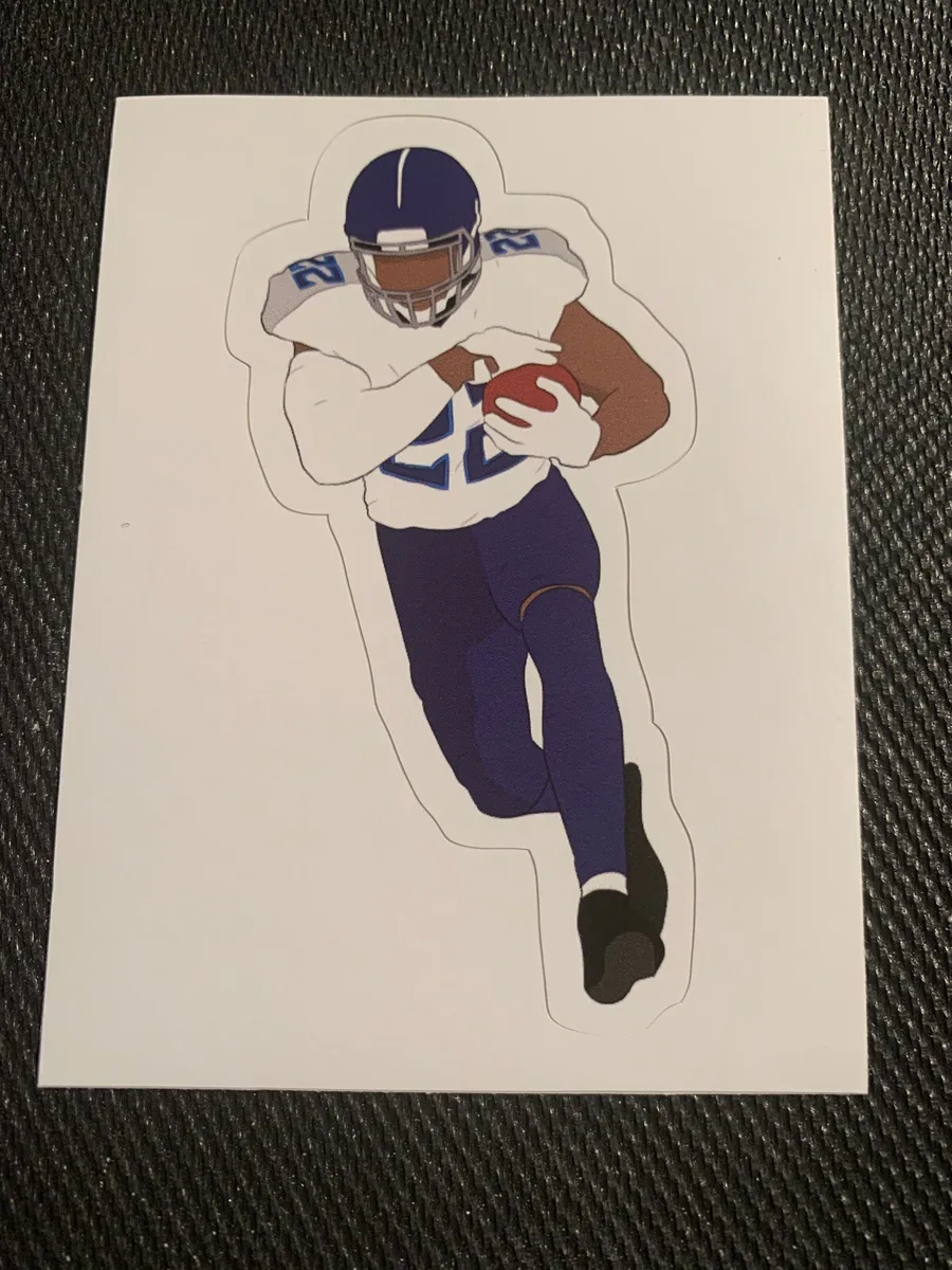 Tennessee titans nfl football color derrick henry sticker