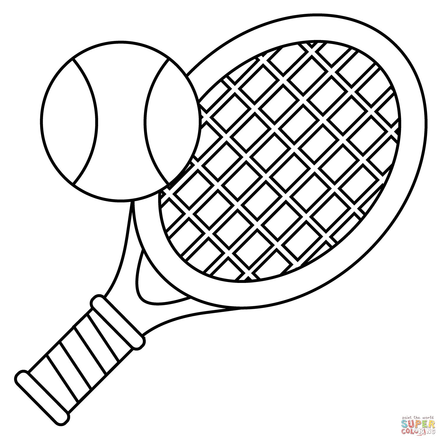 Tennis emoji coloring page free printable coloring pages