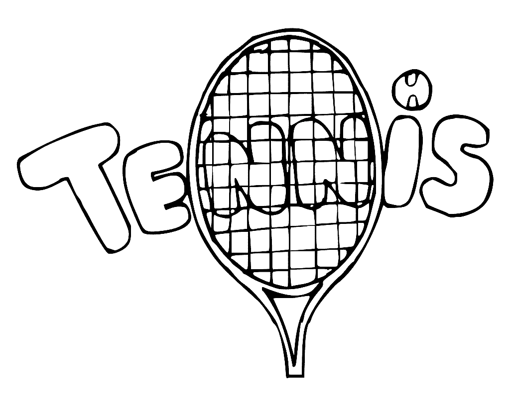 Tennis coloring pages printable for free download