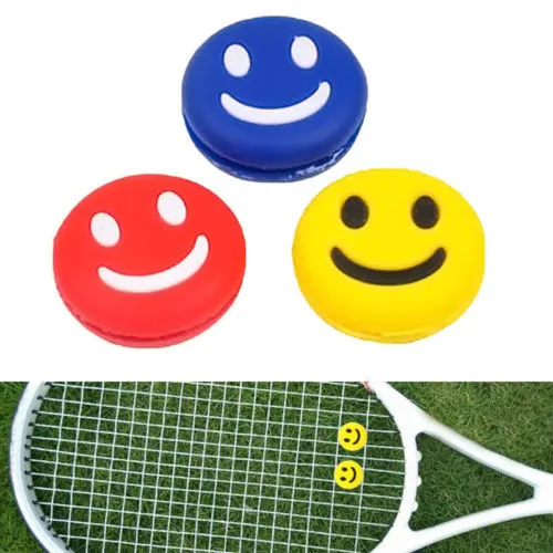 Tennis squash racquetracket rubber vibration shock absorber dampener emoji face