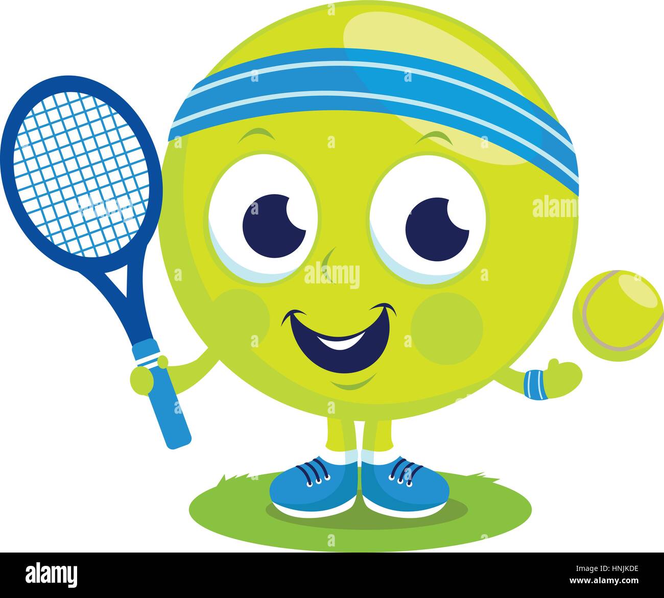 Cartoon tennis hi