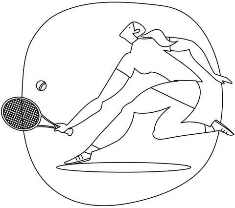 Tennis coloring pages free coloring pages