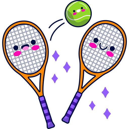 Tennis sticker