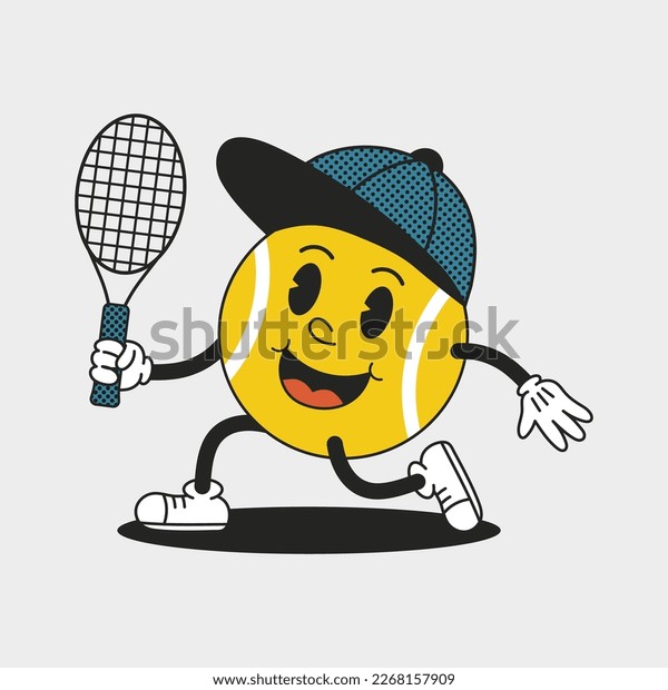 Playing tennis funny over royalty