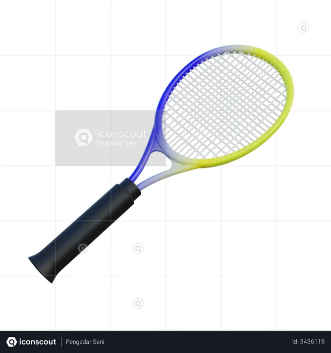 Tennis racket d icon download in png obj or blend format