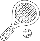 Tennis coloring pages free coloring pages