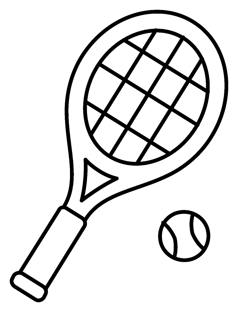 Tennis coloring pages printable for free download