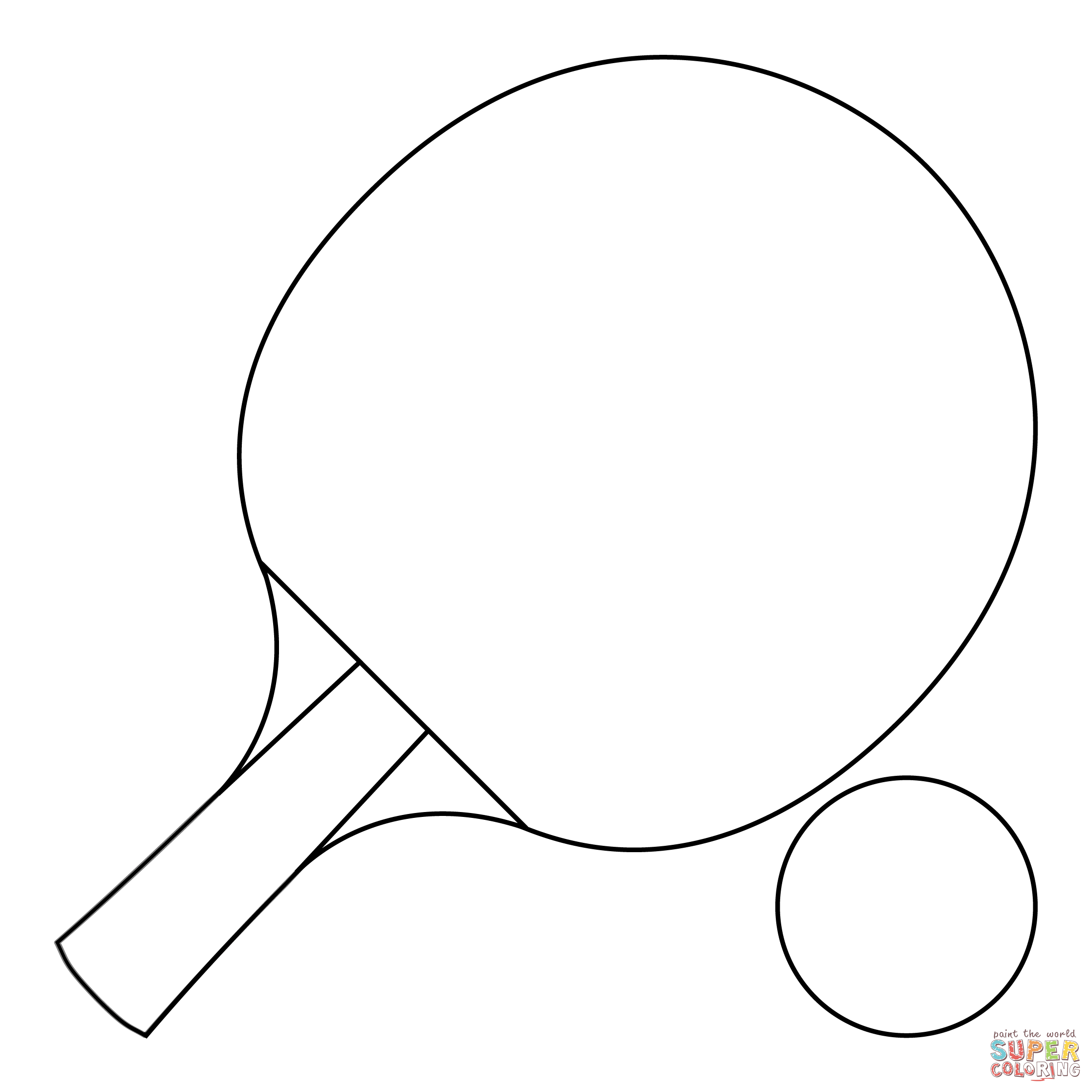 Ping pong coloring page free printable coloring pages