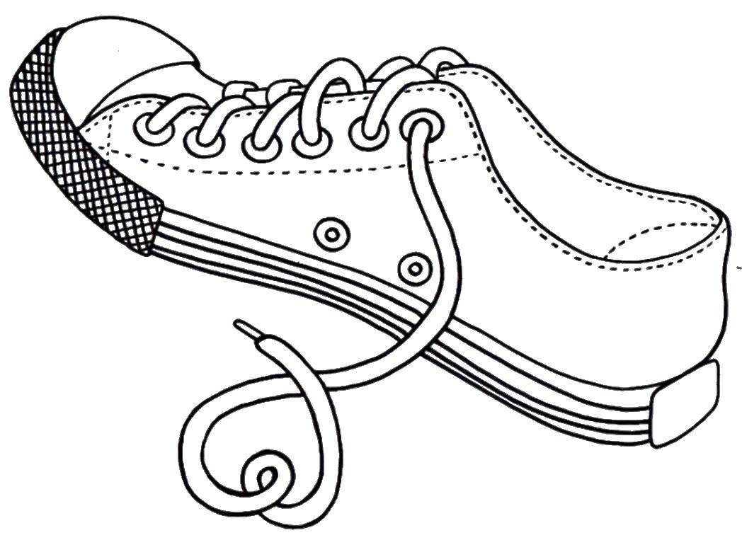 Online coloring pages coloring page converse shoes download print coloring page