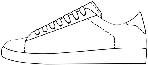 Tennis shoe printable template paper crafts shoe template pete the cat shoes design your own shoes