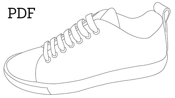 Design your sneakers with our free pdf template â make me shoe