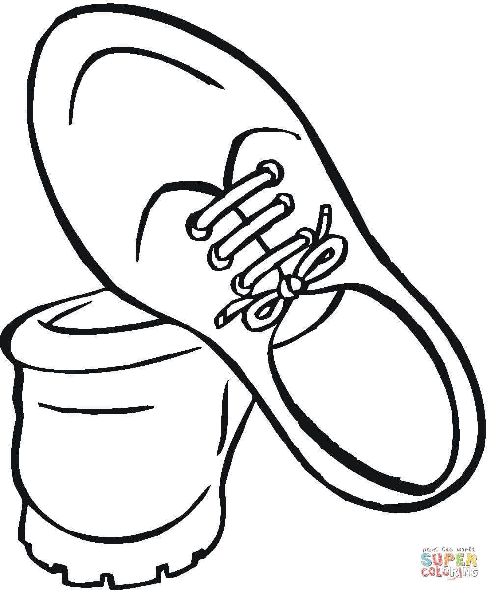 Exclusive picture of coloring pages of shoes