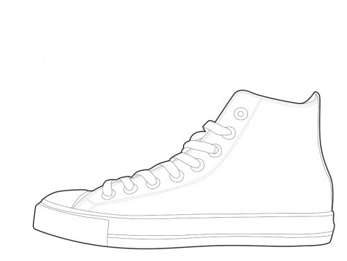 Free shoe outline template download free shoe outline template png images free cliparts on clipart library