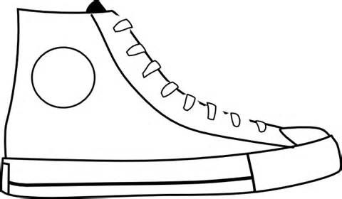 Blank shoe coloring page coloring coloring pages shoe template coloring pages middle school art projects