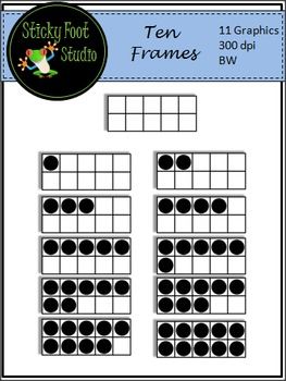 Ten frames clip art for math clip art free clip art free clipart for teachers