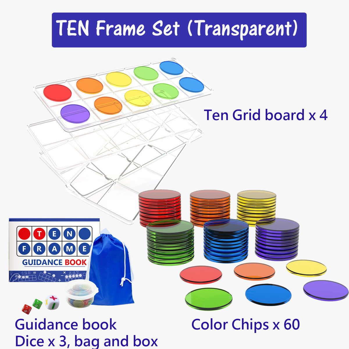 Ten frame set with guidance book â