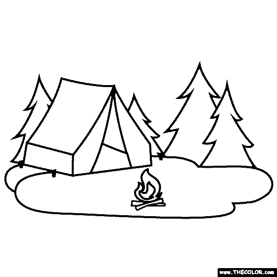 Caping coloring page