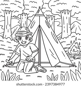 Tent colouring images stock photos d objects vectors